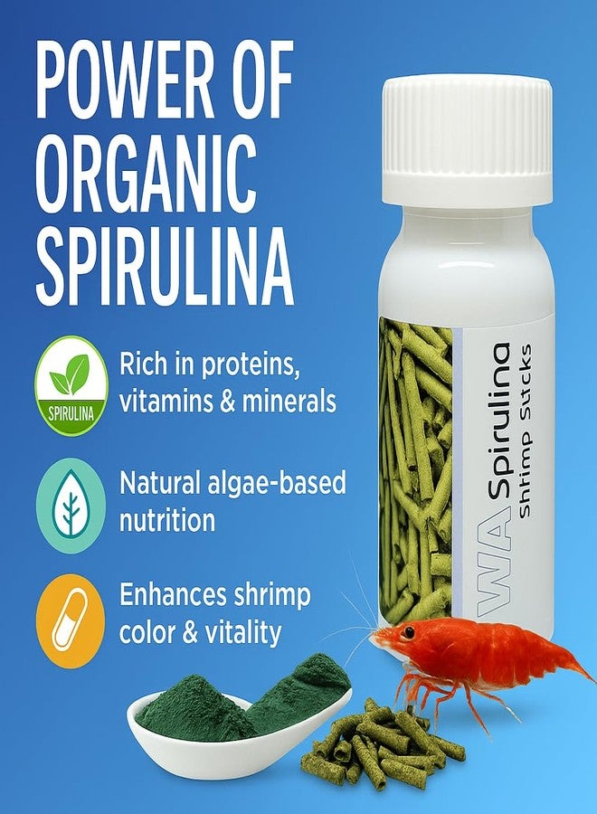 VAYINATO Wa Shrimp Sticks 15G Sinking Type Food Stick For Shrimps(Organic Spirulina Algae) - Image 3
